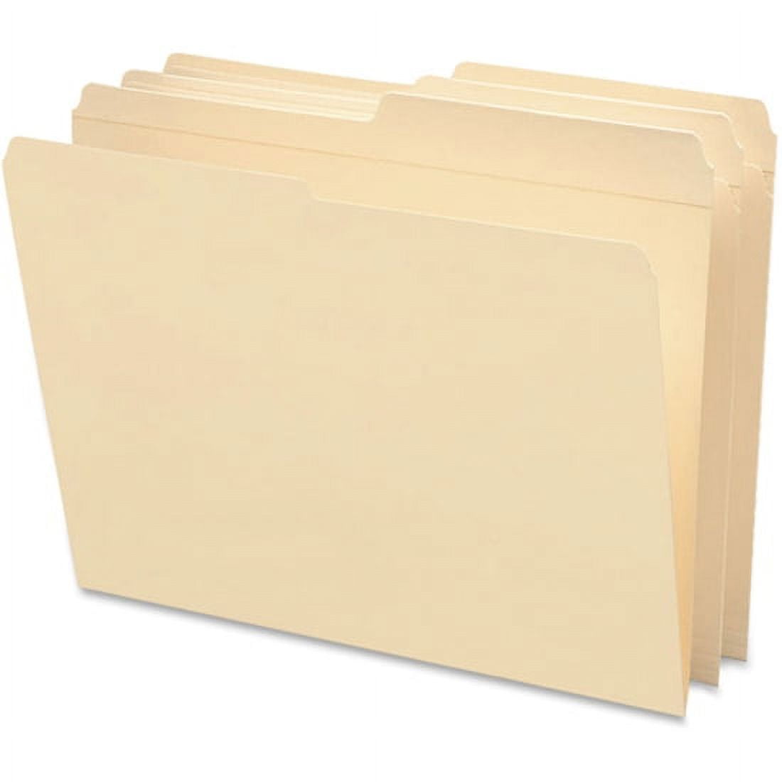 Smead, SMD10326, File Folders with Reinforced Tab, 100 / Box, Manila