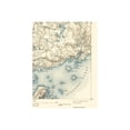 thumbnail image 2 of Topographical Map - Salem Massachusetts Quad - USGS 1893 - Vintage Wall Art, 2 of 4