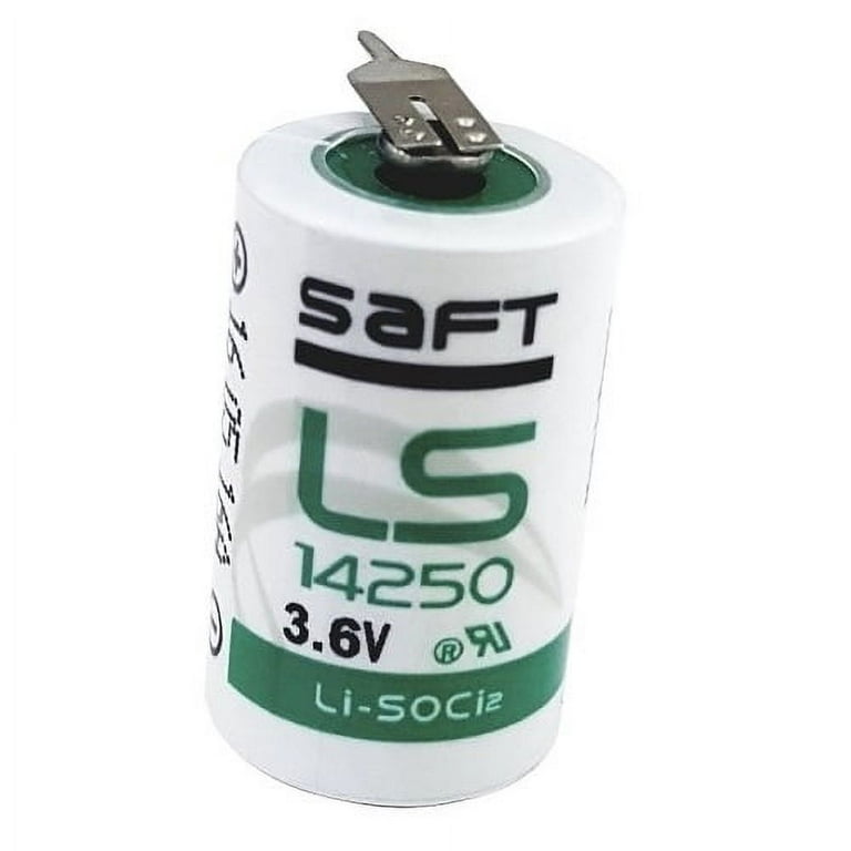 Saft LS14250 LS 14250 Lot de 1 pile 1/2 3,6 V : : High-Tech
