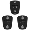 thumbnail image 1 of Almohadilla Goma 3 Botones para Carcasa Llave Remota Coche Abatible (sin Letra), 1 of 2