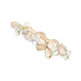 thumbnail image 4 of Unique Bargains 1 Pc Rhinestones Butterfly French Barrette Hair Clips Hairdo Clip for Home Champagne, 4 of 5