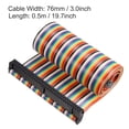 thumbnail image 4 of IDC Rainbow Wire Flat Ribbon Cable 60P D-type FC/FC Connector 2.54mm Pitch 0.5m Length, 4 of 5