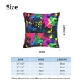 thumbnail image 4 of Home Throw Pillow Covers Colorful-Paint-Splatter Square Thick Throw Pillow Covers Fine Textured Couch Cushion Case for Sofa Home Decor Set of 2, 4 of 7