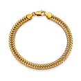 thumbnail image 2 of SSKFHGI Hot Golden Bracelet Men Jewelry Trendy Cuban Chain Bracelets, 2 of 8