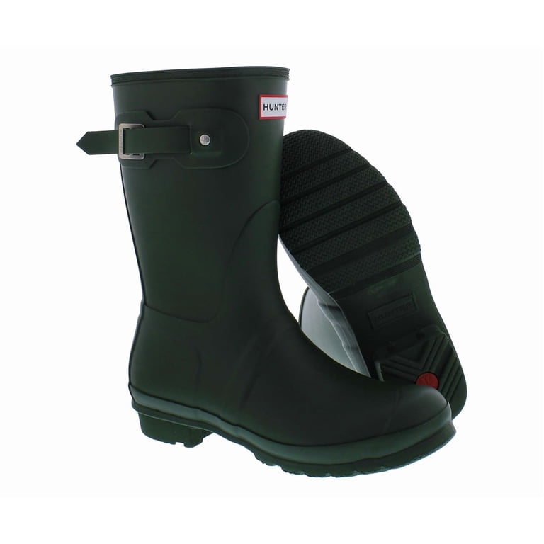 Hunter Original Short Womens Shoes Size 7, Color: Hunter Green