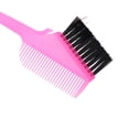thumbnail image 3 of Pink 5-Piece Hair Coloring Tool Set with Dye Bowl, 2 Brushes, 2-in-1 Comb & Ear Covers - Plastic Hair Dyeing Kit for Home and Salon Use - Includes 14.5cm Bowl, 22cm & 17.6cm Brushes, 21.8cm Comb, 3 of 7
