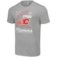 thumbnail image 2 of Men's Starter  Heather Gray Calgary Flames Arch City Team Graphic T-Shirt, 2 of 3