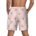 thumbnail image 4 of Balery Rabbit And Cherry Mens Swim Trunks Swim Shorts for Men Quick Dry Inseam Beach Shorts with Compression Liner Pocket-Medium, 4 of 9