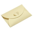 thumbnail image 1 of Unique Bargains Enveloppes Mini avec Fermoir Cœur, Rangement, Beige, 50 Unités, 1 of 5
