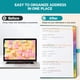 thumbnail image 5 of Libreta de direcciones ZXHQ con pestañas alfabéticas coloridas, 5 of 8