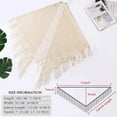 thumbnail image 6 of Dalrosia Triangle Lace Shawls and Wraps for Evening Dresses with Tassels for Evening Party Mesh Wedding Shawls, 6 of 6