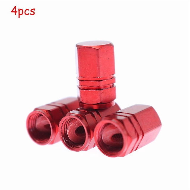 4pcs Aluminum Alloy Car Wheel Tire Valve Caps Tyre Rim Stem Covers Airdust Waterproof For Automobiles Motorcycles Trucks Bikes