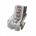 thumbnail image 4 of Best Friend Soft Flannel Fleece Blanket, Side by Side or Miles Apart Real Friends are Close to the Heart, Cozy Plush for Indoor and Outdoor Use, 70" x 90", Blush Chacoal Grey White, by Ambesonne, 4 of 6
