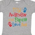 thumbnail image 4 of Inktastic Mamaw and Papaw Love Me Boys or Girls Baby Bodysuit, 4 of 5
