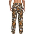 thumbnail image 6 of Cauagu Cute Lion Tiger Mens Pajama Pants Sleep & Lounge Pants,PJ Bottoms with Pockets-Medium, 6 of 7