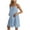Light Blue, variant on Karight Womens Summer Maternity Nursing Dress Split Midi Sleeveless Breastfeeding Dress Scoop Neck Pregnancy Clothes