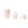 24 Pack White Parchment Paper Cupcake Liners, Way to Celebrate