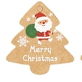 thumbnail image 3 of TISHITA Christmas Kraft Paper Tags Wedding Gifts Tags Labels Gift Boxes Labels Cake 96X Pendants, 3 of 8