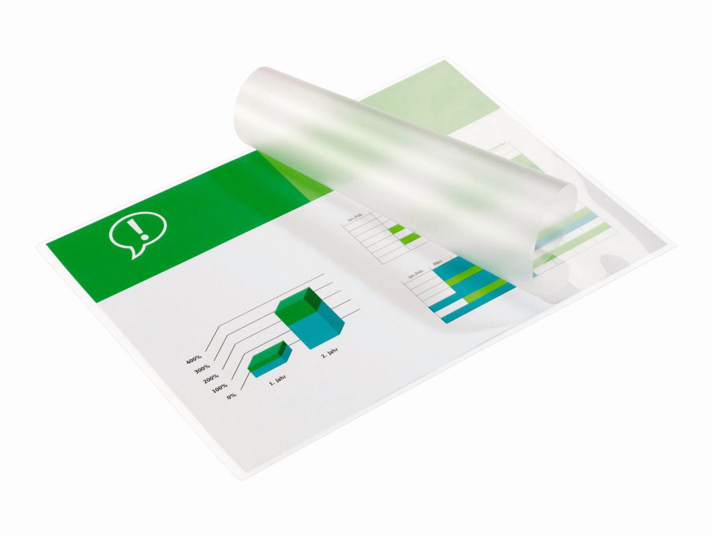 GBC Lam Pouch A4 2X175 mic Gloss - 100-pack - glossy - A4 (8.25 in x 11.7 in) lamination pouches - for Fusion 1000L A3, 1000L A4, 1100L A3, 1100L A4, 3000L A3, 3000L A4, 3100L A3, 5100L A3