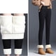 thumbnail image 4 of Pantalones de yoga térmicos con forro polar para mujer, cintura alta y elásticos, cálidos para el invierno, 4 of 5