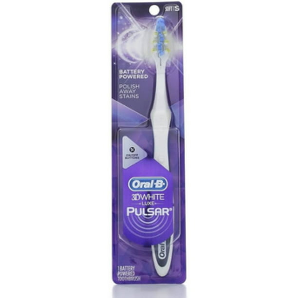 Correctie Kiezen sensor Oral-B 3D White Advanced Vivid Toothbrush Soft 1 Each (Pack of 2) -  Walmart.com
