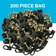 thumbnail image 2 of Soporte para cables coaxiales STEREN, negro (200 unidades), 2 of 9