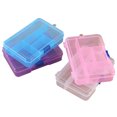 thumbnail image 1 of Coofit 4PCS Jewelry Storage Box 5-Grid Adjustable Bead Organizer Bead Case with Lid, 1 of 9
