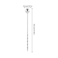 thumbnail image 2 of SEWACC Core Probe Soil Sample Probe Stainless Steel 1Pcs 14 Inches Long, 2 of 8