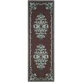 thumbnail image 3 of Safavieh DuraRug 8' Round Hand Hooked Rug in Chocolate, 3 of 7