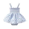 thumbnail image 2 of RXIRUCGD Children's Suspender Jumpsuit( Sky Blue, Size:6 Months ), 2 of 6