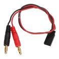thumbnail image 1 of Cable adaptador de conector hembra Futaba a conector macho banana 4.0 para carga de batería LiPo de 22 AWG (KST‑030), 1 of 14