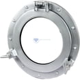 thumbnail image 5 of Nagina International Powder Coated Premium Nautical Aluminum Pirate's Ship's Porthole Window | Exclusive Wall Decor Accent (12 Inches, Silver Coated), 5 of 6
