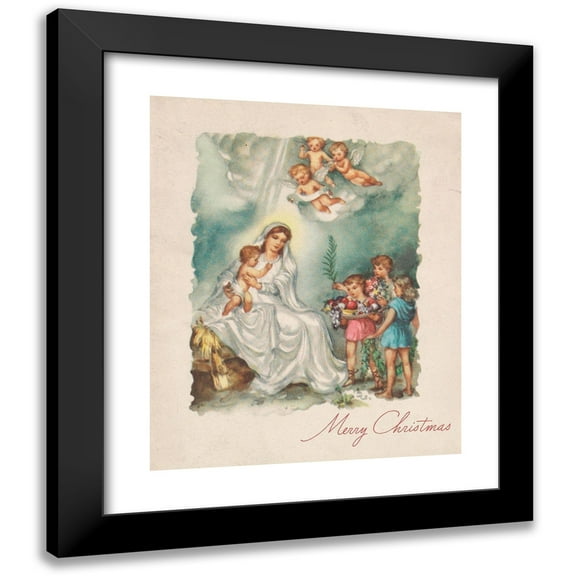 Claude McKay 12x14 Black Modern Framed Museum Art Print Titled - Merry Christmas (1926)