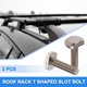 thumbnail image 3 of Tornillo en forma de T para portaequipajes de coche Unique Bargains M12 con tuercas, arandelas, tornillos de riel para portaequipajes de carga de acero inoxidable 2Pcs, 3 of 7