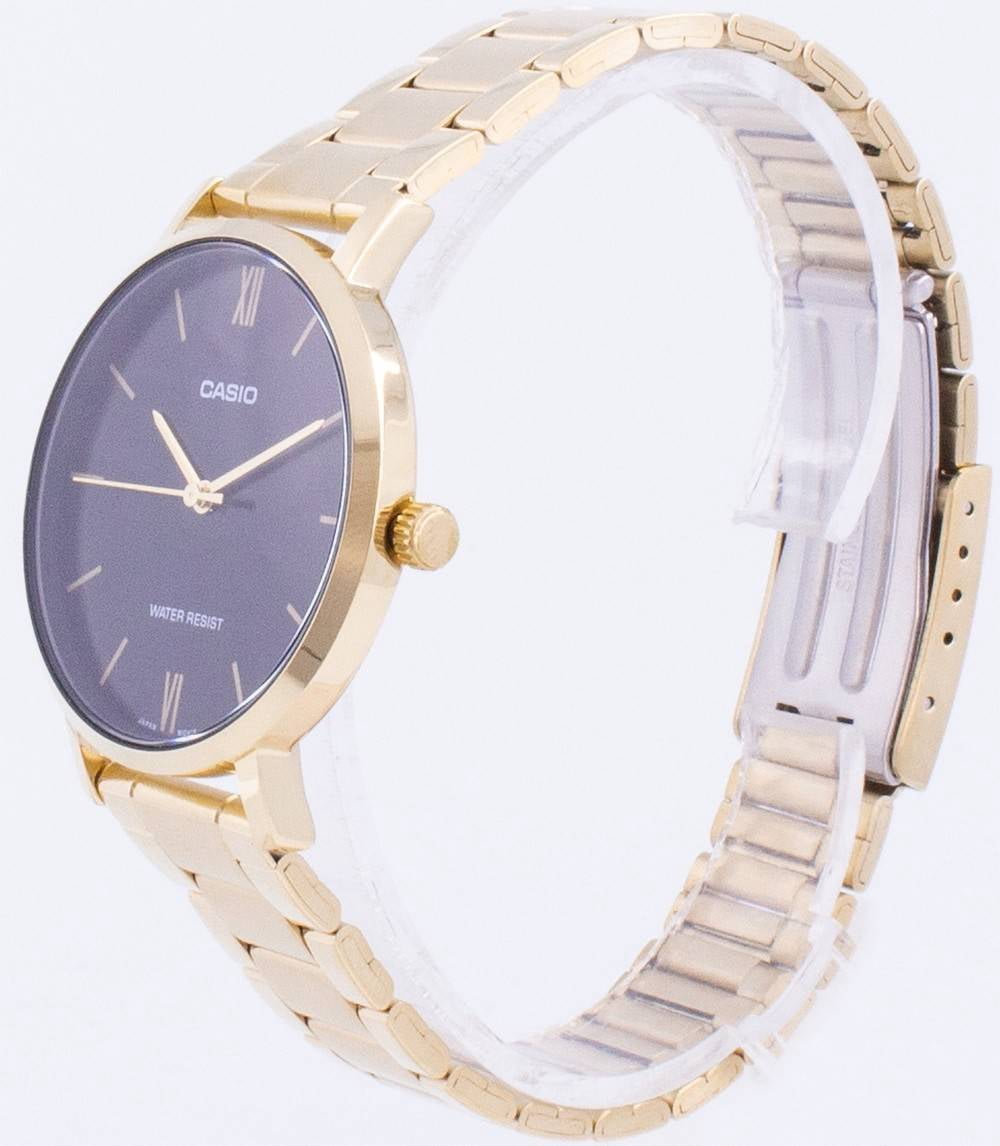 Casio Women’s Gold-Tone Stainless Steel Bracelet Watch - LTP-VT01G-1BUDF