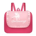thumbnail image 4 of Bolso de baile con tutú para niños, mochila escolar, impermeable, portátil, bonita, con asa, mochila deportiva, bolso de hombro para bailar, regalo Rojo, 4 of 8