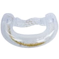 thumbnail image 2 of Colchón inflable duradero para piscina, colchón flotante, juguete acuático de verano con lentejuelas doradas., 2 of 13