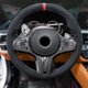 thumbnail image 3 of Car Steering Wheel Covers Stickers Decoration For G30 X3 G01 X4 G02 X5 G05 X6 G06 2018-2020, 3 of 5