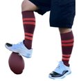 thumbnail image 4 of Couver Cotton Purple Striped Softball Baseball Sports Knee High Tube Socks, Bright Pink Medium, 4 of 7