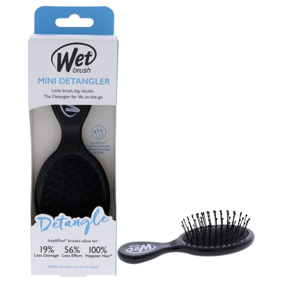 Mini Detangler Brush - Black by Wet Brush for Women - 1 Pc Hair Brush
