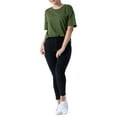 thumbnail image 3 of Time and Tru Womens Pima Cotton Boyfriend T-shirt, 3 of 6