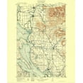 thumbnail image 2 of USGS 15x17 White Modern Wood Framed Museum Art Print Titled - Mt Vernon Washington Quad - USGS 1911, 2 of 4