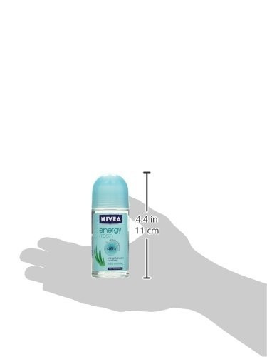 Nivea Fresh Energy 72H Anti-Perspirant Roll-On Deodorant, 50ml, 6 Pack