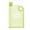Green, variant on THHEIC Flat Book Shaped Water Bottle for Purse, Portable Plastic Travel Bottle, Leak-Proof Square Design for Bag, Gym, School, Transparent