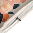 thumbnail image 4 of 3 Pcs Soft Bedding Set, Includes 1 Duvet Cover with Zipper And 2 Pillow,Shams Flower Entwined Snake Full(79"×90"), 4 of 8
