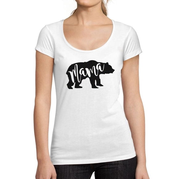 Women's Graphic T-Shirt Mama Bear Eco-Friendly Limited Edition Short Sleeve Tee-Shirt Vintage Birthday Gift Ladies Novelty