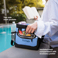 thumbnail image 6 of Titan by Arctic Zone 9 Can Zipperless Soft Cooler, 6 Quart, Rainwash Blue, 6 of 14