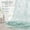 Aqua, variant on Vintage Sheer Lace Curtains 63 Inch Length 2 Panels Taupe Neutral Scalloped Edges Rod Pocket Floral Crochet Curtains for Bedroom Dining Room