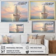 thumbnail image 4 of Designart "Sailboat Sailing Charm II" Sailing Boat Floater Framed Wall Art Print, 4 of 7