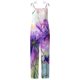 thumbnail image 1 of Gibobby Monos de Moda Mono informal con estampado floral y tirantes ajustables para mujer(Azul， XXXL), 1 of 4